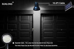 SUNLONG Solar Spotlights Outdoor Waterproof Bright Solar Wall Light Led - Image 9