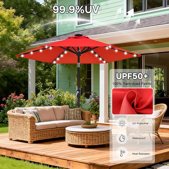 ABCCANOPY Durable Solar Led Patio Umbrellas - Image 7