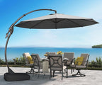 Grand patio 12FT Outdoor Offset Umbrella Large Round Aluminum Cantilever - Image 9