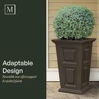 Mayne Wyndham 24-Inch Tall Planter – Self-Watering, Weather-Resistant Planter - Image 5