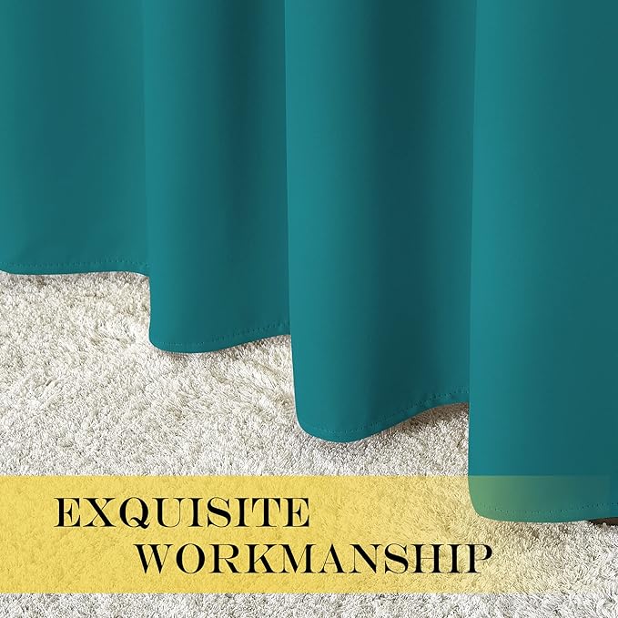 NICETOWN Blackout Patio Curtains 100 x 144 Inches Long - Image 5