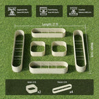 6-Pack 18” Tall Galvanized Raised Garden Beds – New Home Garden Layout - Image 2