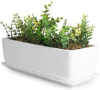 MyGift 14 Inch Ceramic Indoor Plant Pot by MyGiftHome