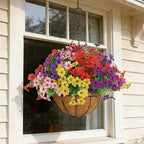Senjie 12 Bundles Artificial Hanging Flowers - Image 2