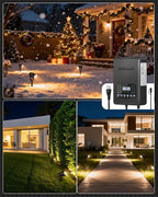 12 Pack Landscape Lights with 2 Zone 300W Low Voltage Transformer, 3000K 12V - Image 9