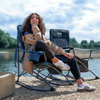 Portal Outdoor Rocking Chair Camping Folding Portable Rocker - Image 2