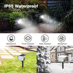 nipify 10 Pack Solar Lights Outdoor Waterproof, 3 Modes Motion Sensor Spot - Image 4