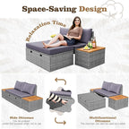 Flamaker Outdoor Rattan Lounge Chair - Image 6