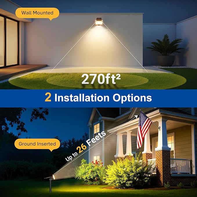 LETMY Solar Spot Lights Outdoor Waterproof - Image 5