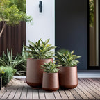 Kante 15.3"+11.6"+8.2" Dia Round Concrete Planter, Large Outdoor Indoor Planter - Image 6