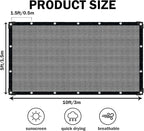 Sun Shade Cloth with Grommets, 90% UV Protection Shade Fabric, Pergola Shade - Image 2