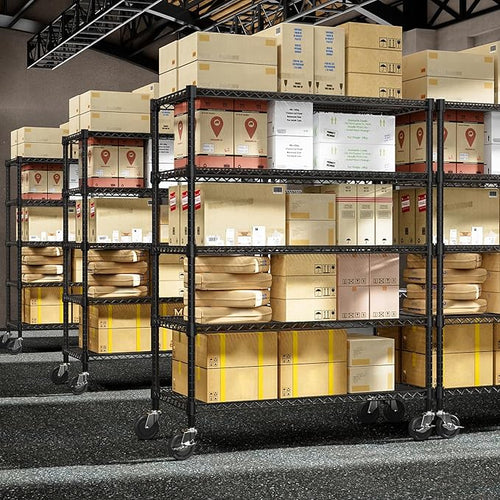 53" W Garage Shelving 5 Tier Industrial 2200LBS Metal Shelving Units - Image 2