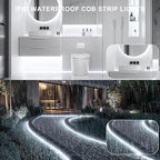 20ft COB Outdoor LED Strip IP67 Waterproof, 6500K Cold Whit DC24V Flexible LED - Image 6