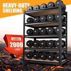 Set of 2 Garage Shelving Heavy Duty Storage Shelves, Metal Adjustable Shelving - Image 4