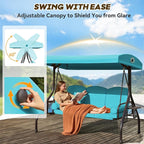 3 in 1 Patio Swing with Adjustable Canopy - Image 4