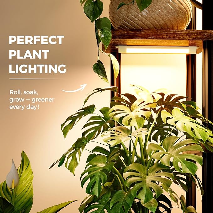 Bamworld Plant Stand with Grow Light - Image 2