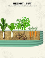 2 Pcs Raised Garden Beds Outdoor 10x4x1.5 ft - Image 5