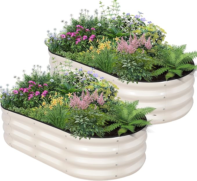 Galvanized Raised Garden Bed by BIRDSINYARD