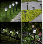 EXCMARK 10 Pack Solar Lights Outdoor Garden Pathway Solar Powered Yard Lights - Image 5