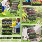 Homdox 2 Pack Vertical Garden Bed, 5 Tiers Raised Garden Planter, 25.6 * 26 * - Image 6