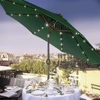 Blissun 9 ft Solar Umbrella, 32 LED Lighted Patio Umbrella, Table Market - Image 7