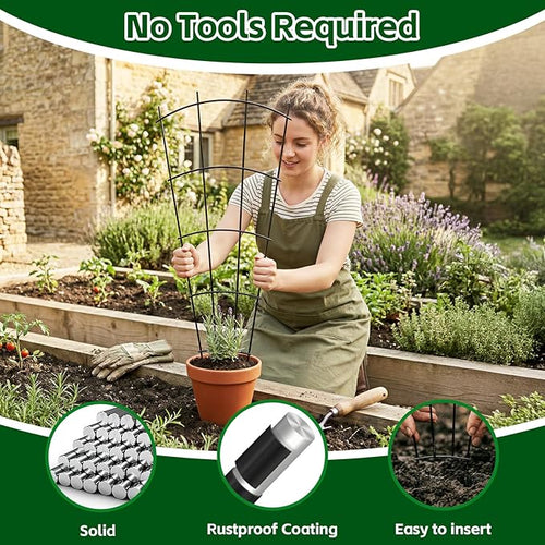 4 Pack 32'' Indoor Plant Trellis - Image 2