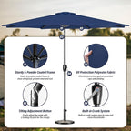 Simple Deluxe 9' Patio Umbrella Outdoor Table Market Yard Umbrella - Image 2