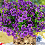 Artificial Flowers for Outdoor, UV Resistant Fake Silk Flowers, Realistic Faux - Image 3