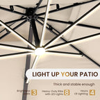 10 X 13 FT Cantilever Patio Umbrella - Image 2