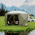 11.5x11.5FT 6-Sided Pop Up Gazebo Tent，One-Push Setup Canopy Tent - Image 8