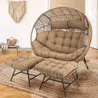 NICESOUL Indoor Outdoor Double Egg Chair - Image 4
