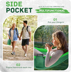 Camping Hammock Lightweight, Portable Hammocks Parachute Hammock - Image 5