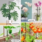 Plant Stakes 17inch &11inch SupKing Adjustable Length Plant Support Stake 16Pcs - Image 6