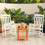 Y&M Outdoor Side Table, HIPS Adirondack Small Double Layer Table, Waterproof - Image 5