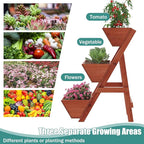 Raised Garden Bed, 3 Tier Small Vertical Garden Planter - Image 2