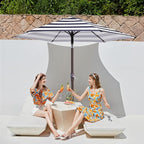 JEAREY 7.5FT Patio Umbrella Outdoor Market Umbrella - Image 2