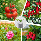 Cosweet 11.6''H Deep Nursery Grow Bags, Non-Woven Fabric Planting Pots - Image 6