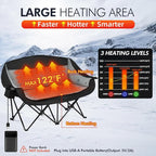 Heated Double Camping Chair - Image 4