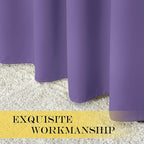 NICETOWN Sliding Door Window Treatment Blackout Patio Door Curtain Panels - Image 4