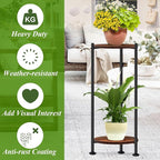 Plant Stand Indoor Outdoor, Heavy Duty Indoor Plant Shelf, 2 Tier Flower Stand - Image 5