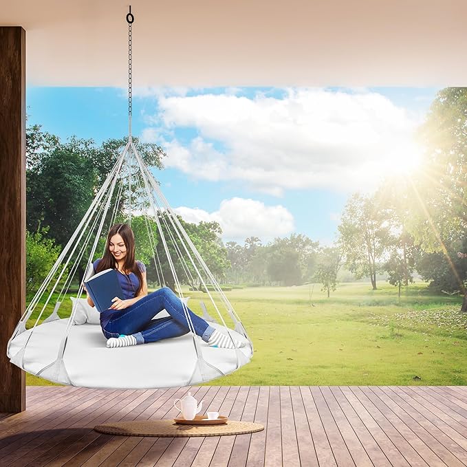 Sorbus 56" Stylish Hanging Swing Nest - Image 4