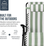 Best Choice Products Set of 2 Extra Wide Adjustable Steel Mesh Zero Gravity - Image 6