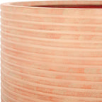 SAFAVIEH Outdoor Collection Nardo Terracotta Cement Ficonstone Planter Pot - Image 7