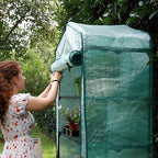 Worth Garden 50% Extra Wide Mini Greenhouse 4 Tier Portable Plant Green House - Image 5