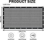 Sun Shade Cloth with Grommets, 90% UV Protection Shade Fabric, Pergola Shade - Image 2