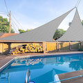 E&K Sunrise 14' x 14' x 14' Sun Shade Sail Triangle Canopy Shade Cover UV Block by EKSUNRISEINC