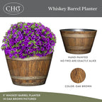 Classic Home and Garden Whiskey Barrel Planters - Image 2