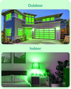 EDISHINE St.Patrick's Day/Easter Decorations PAR38 Green LED Flood Light Bulbs - Image 7