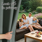 RYB HOME Extra Wide Outdoor Curtains - Image 3