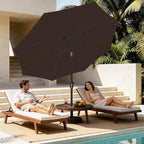 MEWAY 9ft Patio Umbrella Outdoor Table Umbrellas - Image 3